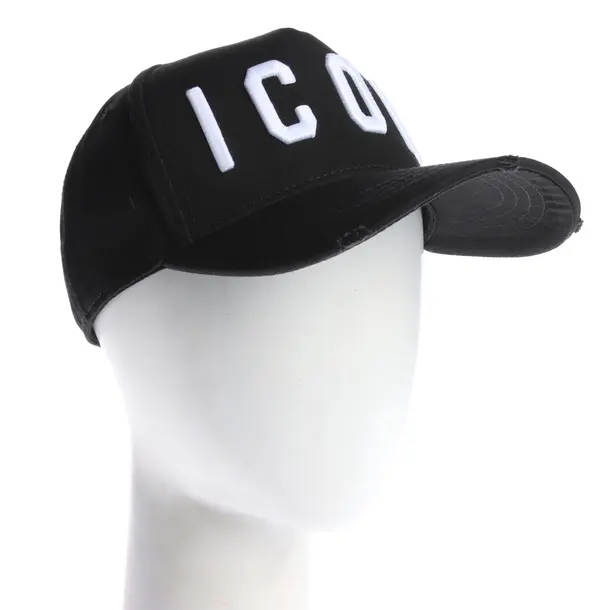 Cap in Black, Cotton, Dsquared