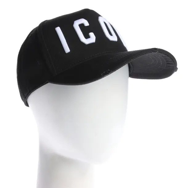 Cap in Black, Cotton, Dsquared