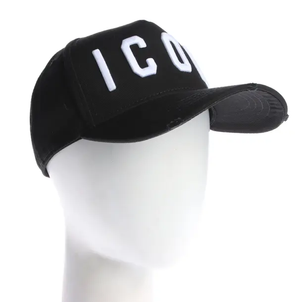 Cap, in Black, Cotton, Dsquared