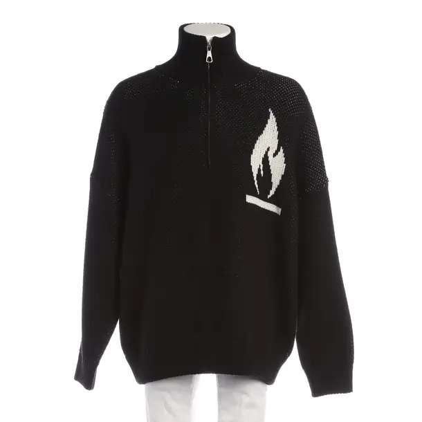 Jumper in Black, Wool, Drykorn