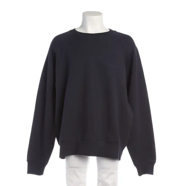 Sweatshirt in Blue, Cotton, Closed