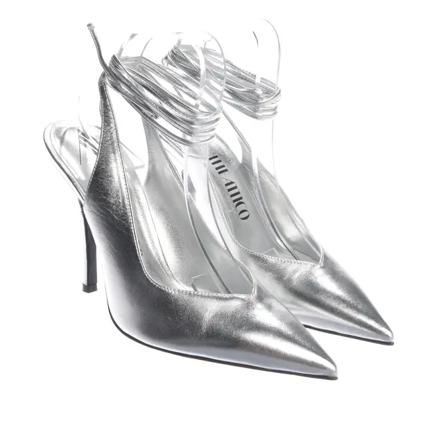 Slingbacks in Metallic, , The Attico