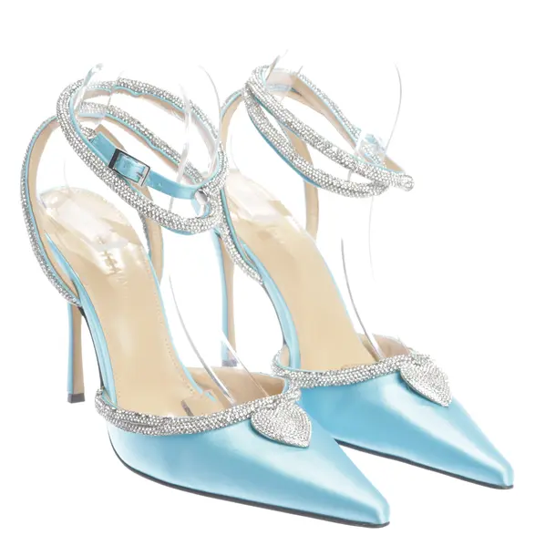 Slingbacks in Blue, , Mach & Mach