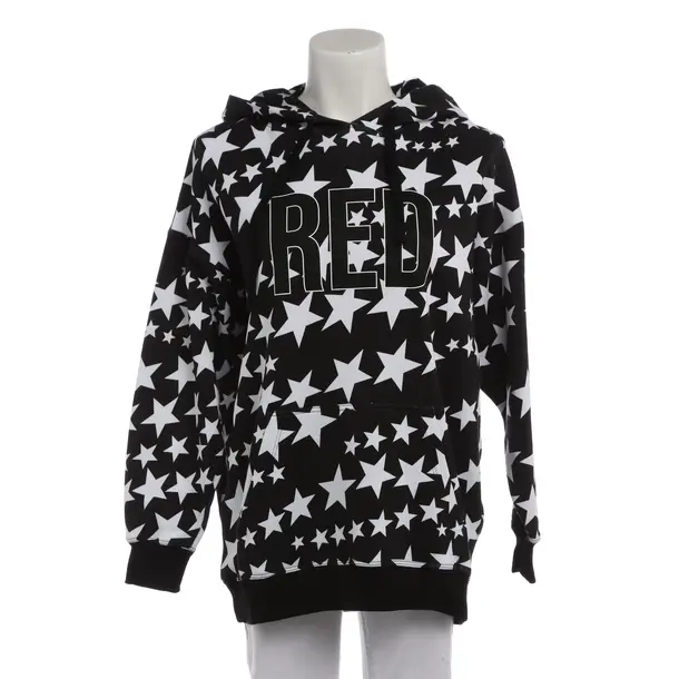 Hoodie in Black, Cotton, Red Valentino