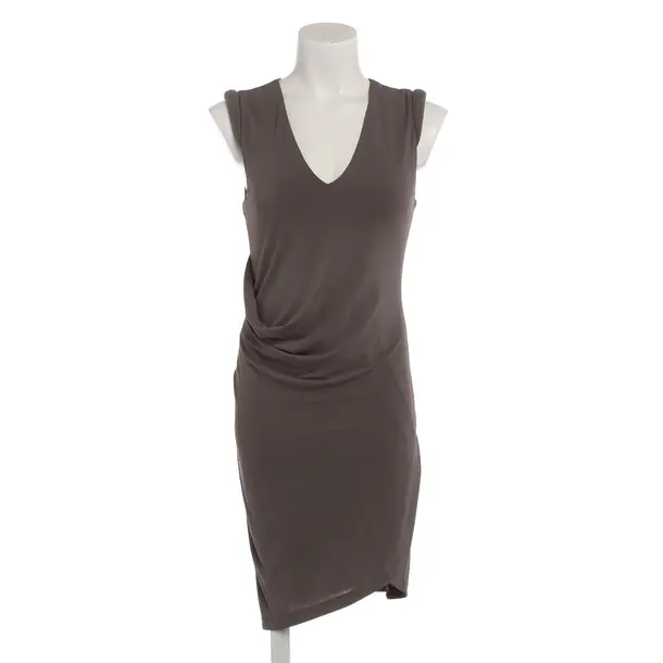 Kleid in Grau, Acetat, Helmut Lang