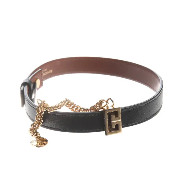 Armband in Schwarz, Leder, Givenchy
