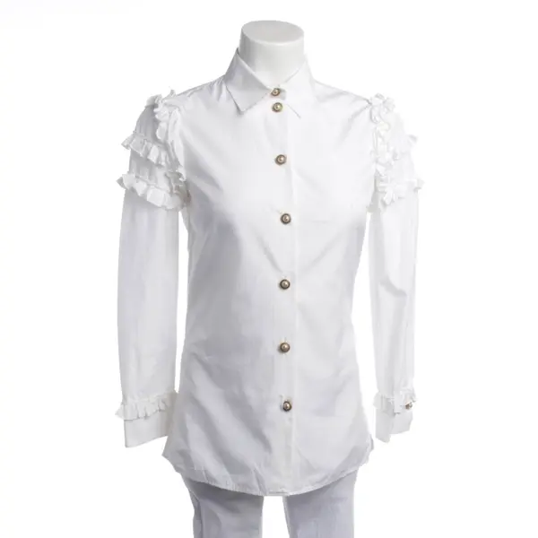 Bluse, in Weiß, Baumwolle, Gucci