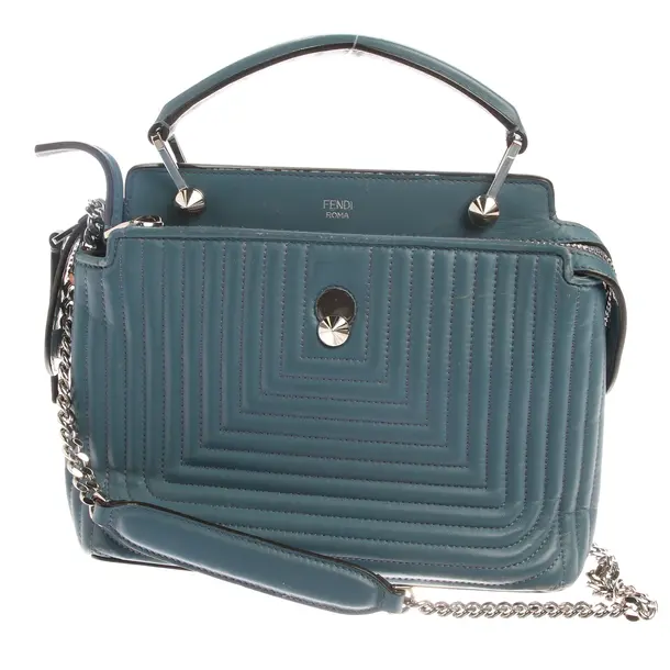 Shoulder Bag in Blue, Leather, Fendi