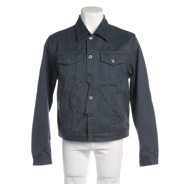 Sommerjacke in Grau, Baumwolle, Off-White