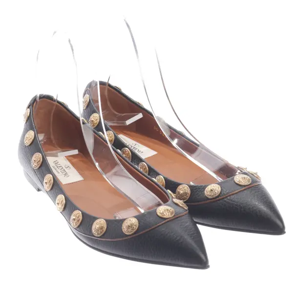 Ballerinas in Schwarz, , Valentino