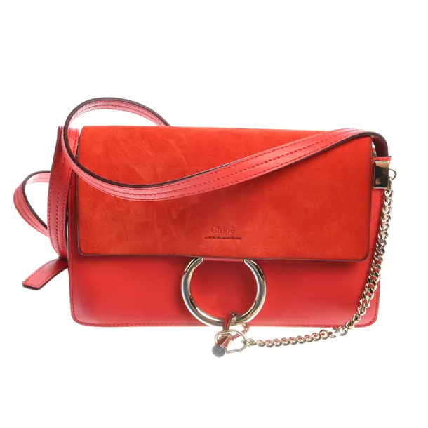 Cross Body Bag in Red, Leather, Chloé