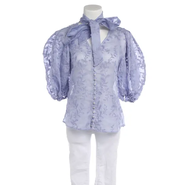 Bluse in Lila, Leinen, Zimmermann