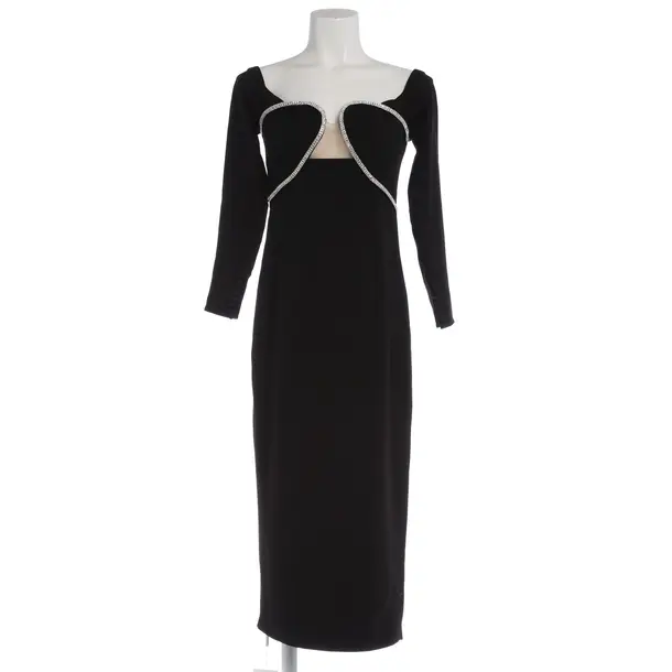 Cocktail Dress in Black, Polyester, self-portrait
