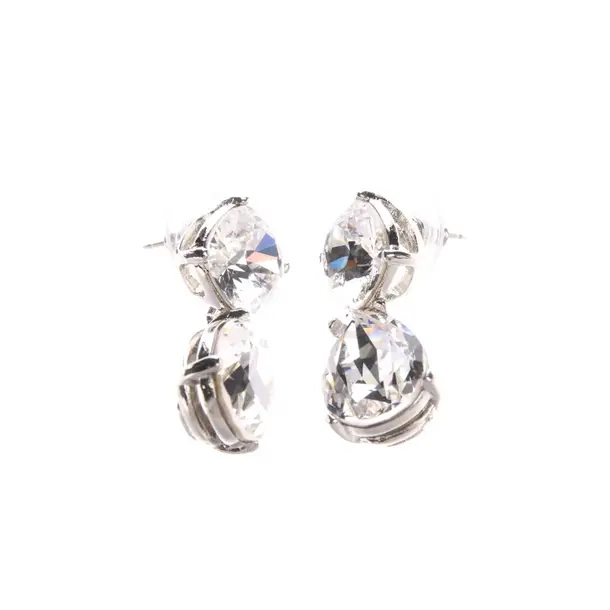Earrings in Metallic, Metal (metallic, metallized), Oscar de la Renta