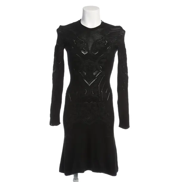 Kleid in Schwarz, Wolle, Roberto Cavalli