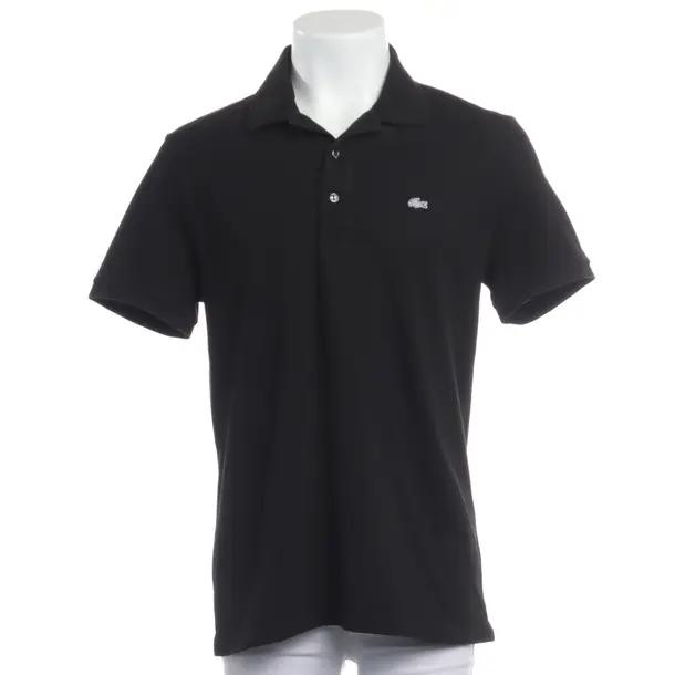 Poloshirt in Schwarz, Baumwolle, Lacoste