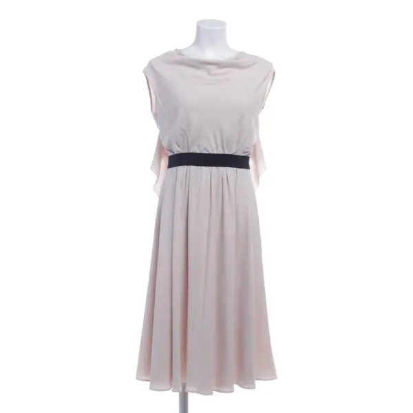 Cocktail Dress in White, Polyester, Paule Ka