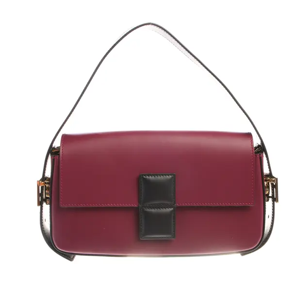 Shoulder Bag in Red, Leather, Fendi