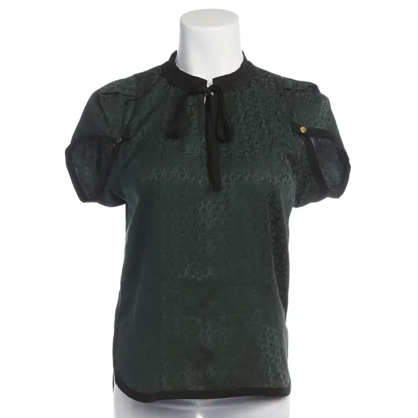 Bluse in Grün, Seide, Louis Vuitton