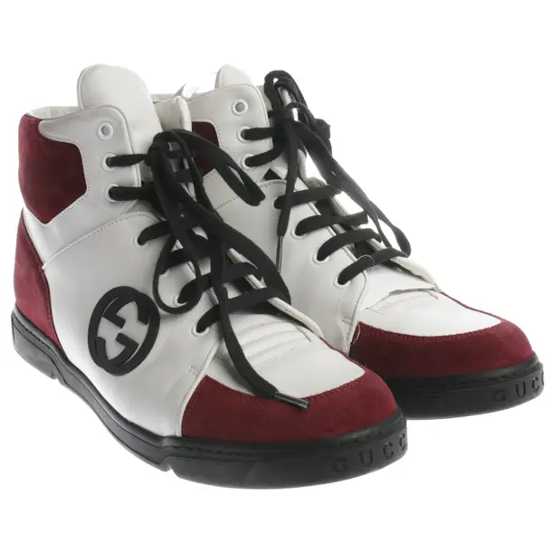 High-Top Sneakers in White, , Gucci