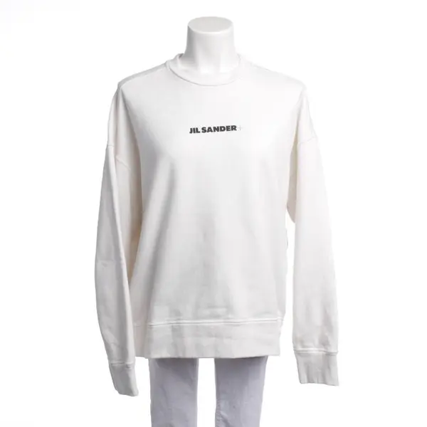 Sweatshirt in White, Cotton, Jil Sander