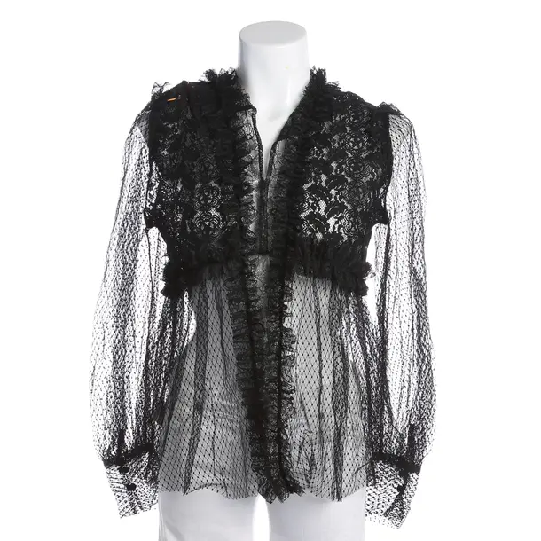 Bluse, in Schwarz, Polyester, Sly 010