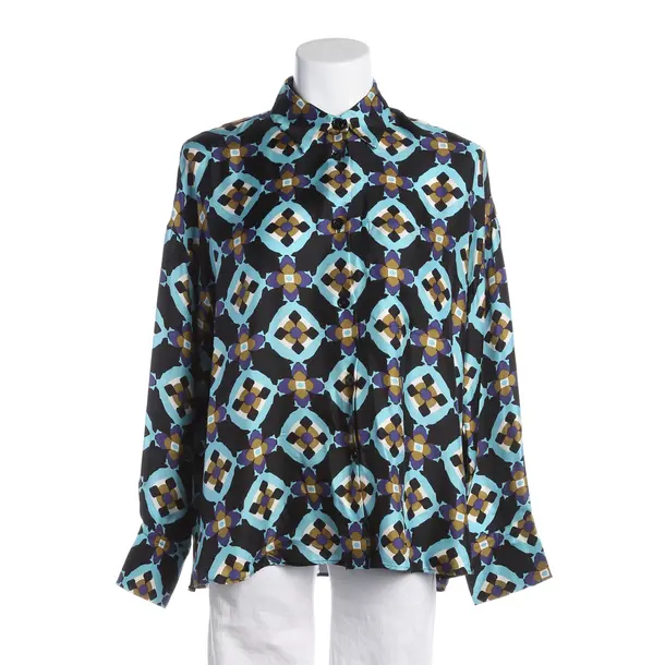 Blouse, in Multicolored, Silk, Odeeh