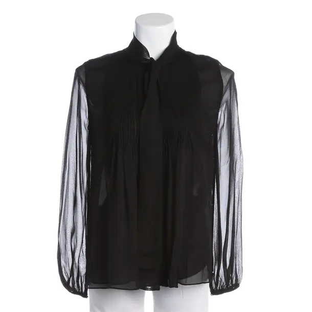 Camicetta, in Nero, Seta, Diane von Furstenberg