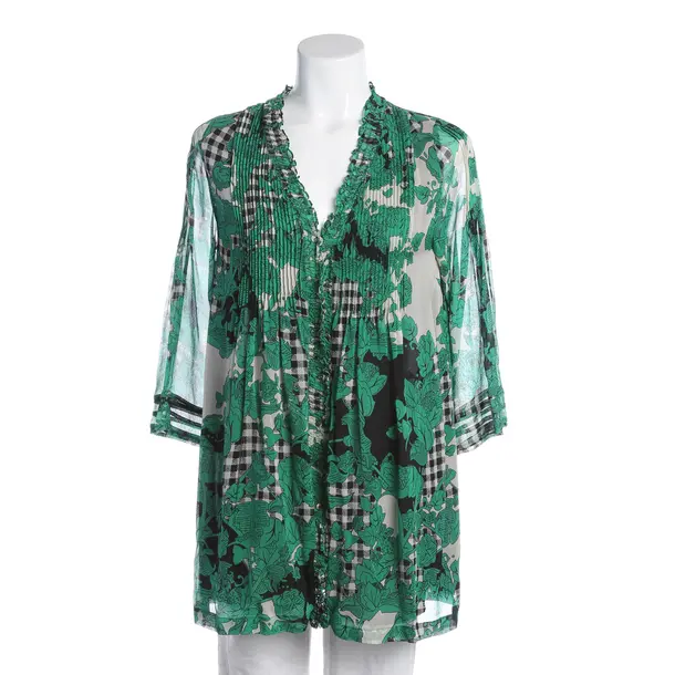 Tunica, in Verde, Seta, Diane von Furstenberg