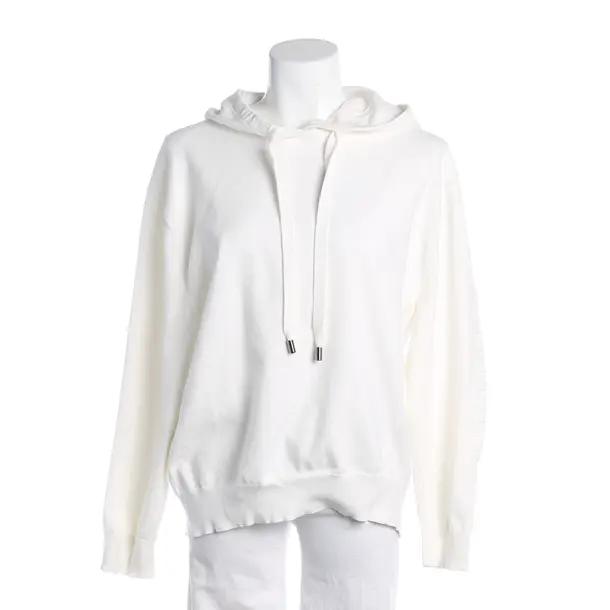 Hoodie, in Cream, Viscose, Strenesse