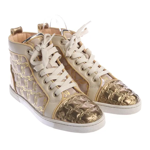 High-Top Sneakers in White, , Christian Louboutin