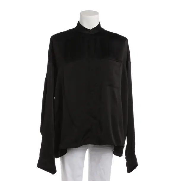 Blouse, in Black, Silk, Haider Ackermann
