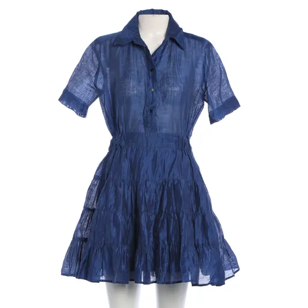 Kleid, in Navy, Leinen, Sandro