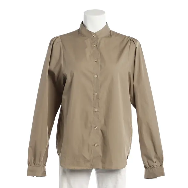 Camicetta, in Cammello, Cotone, Chiuso