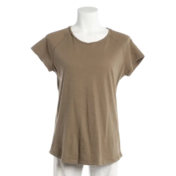 Shirt, in Camel, Cotton, Closed