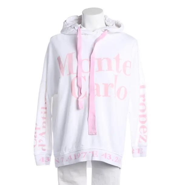 Hoodie, in White, Cotton, Quantum Courage