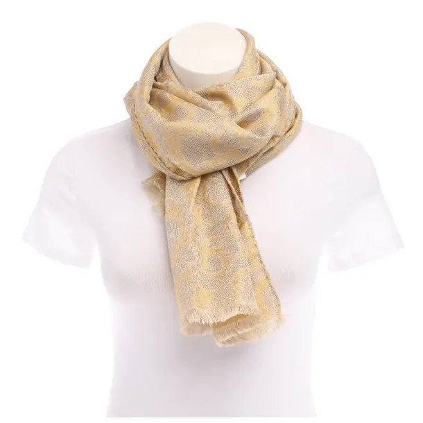 Scarf, in Yellow, Viscose, Versace