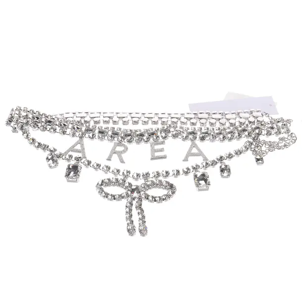 Gürtel, in Silber, Metall (metallisch, metallisiert), Area