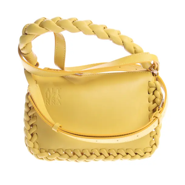 Handtasche in Gelb, Leder, Altuzarra