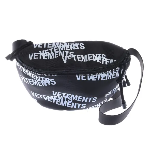 Bum Bag in Black, Polyester, Vetements