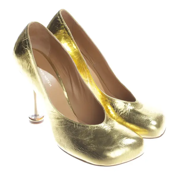 Pumps, in Gold, Dries van Noten