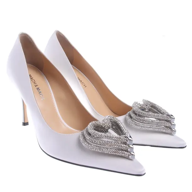 Pumps in White, , Mach & Mach