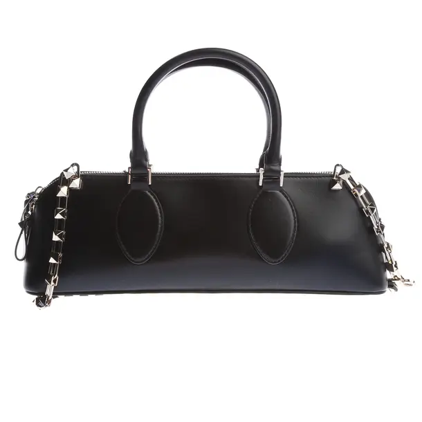 Schultertasche in Schwarz, Leder, Valentino