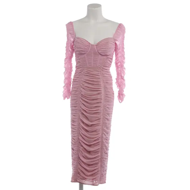 Cocktail Dress in Pink, Polyester, self-portrait