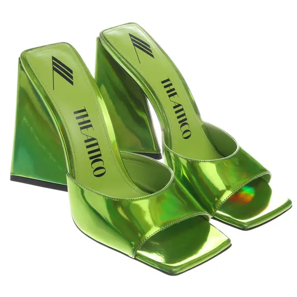 Heeled Sandals in Green, , The Attico