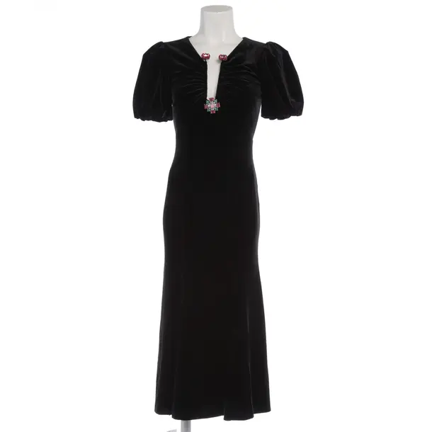 Cocktailkleid in Schwarz, Polyester, self-portrait