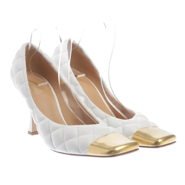 Pumps in Weiß, , Bottega Veneta