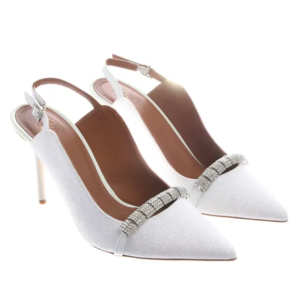 Slingbacks in Weiß, , Malone Souliers