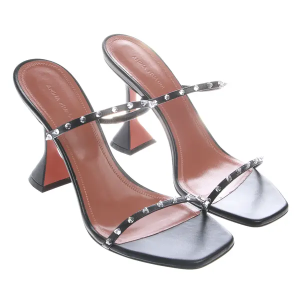 Sandaletten in Schwarz, , Amina Muaddi