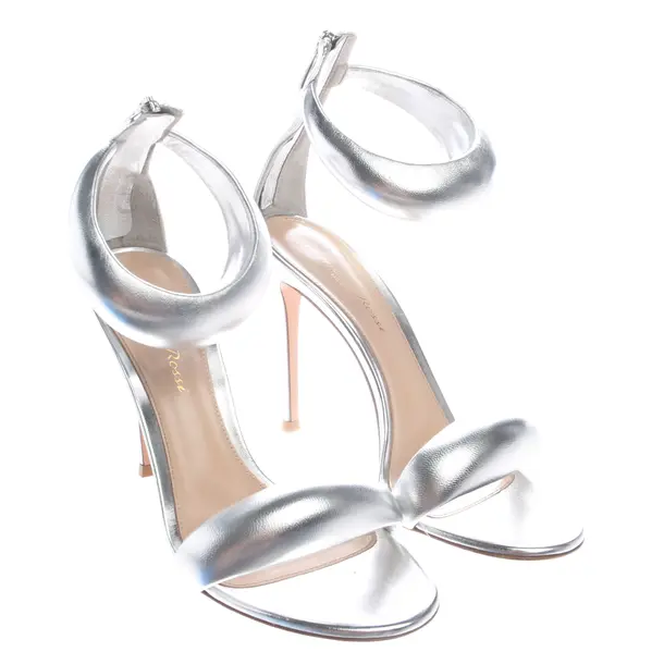 Sandaletten in Metallic, , Gianvito Rossi